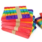 Палочки для мороженого, 50 шт., деревянные палочки для леденцов