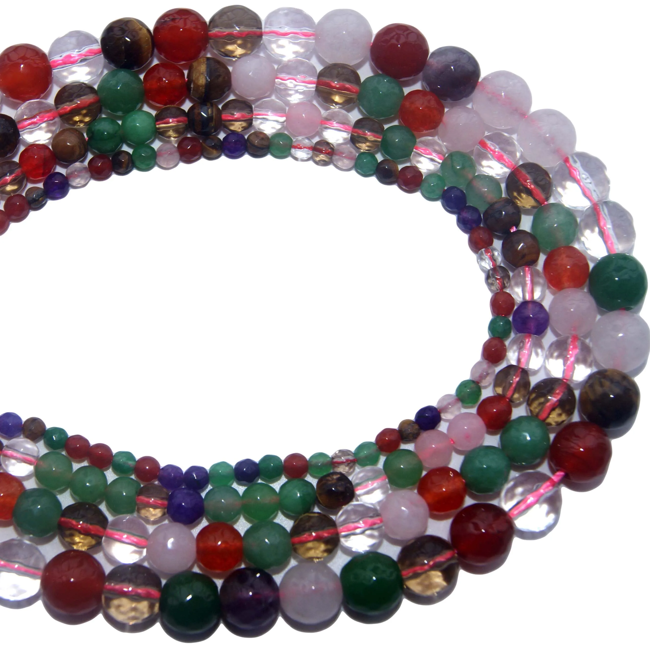 Женский розовый кварц лазурит Агаты бусины россыпью 4 6 8 10 мм выберите размер