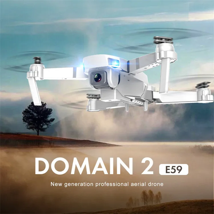 2020 Дрон E59 2 4G селфи Wi Fi FPV с HD камерой складной Радиоуправляемый квадрокоптер RTF