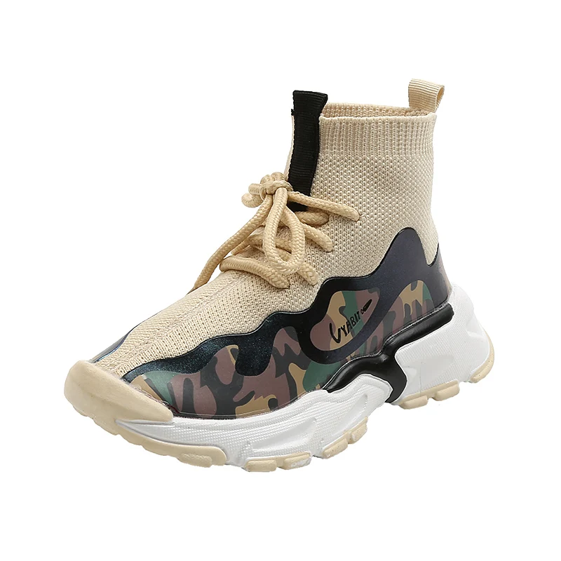 2020 кроссовки детская спортивная обувь для мальчиков осенние носки повседневная