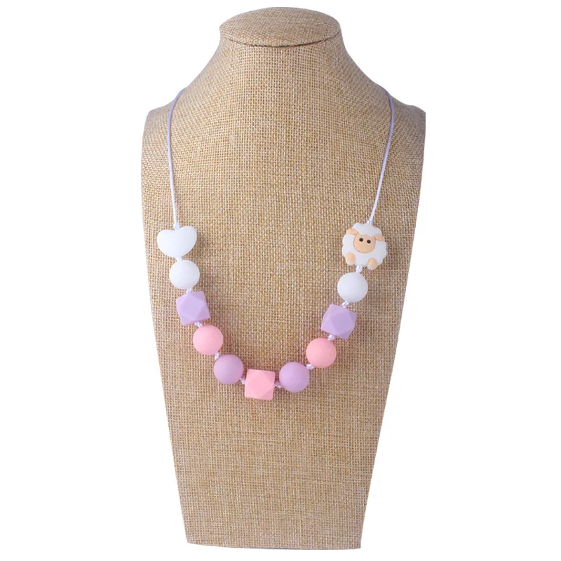 Новый силиконовый зажим для соски DIY цветная цепочка прорезывания зубов