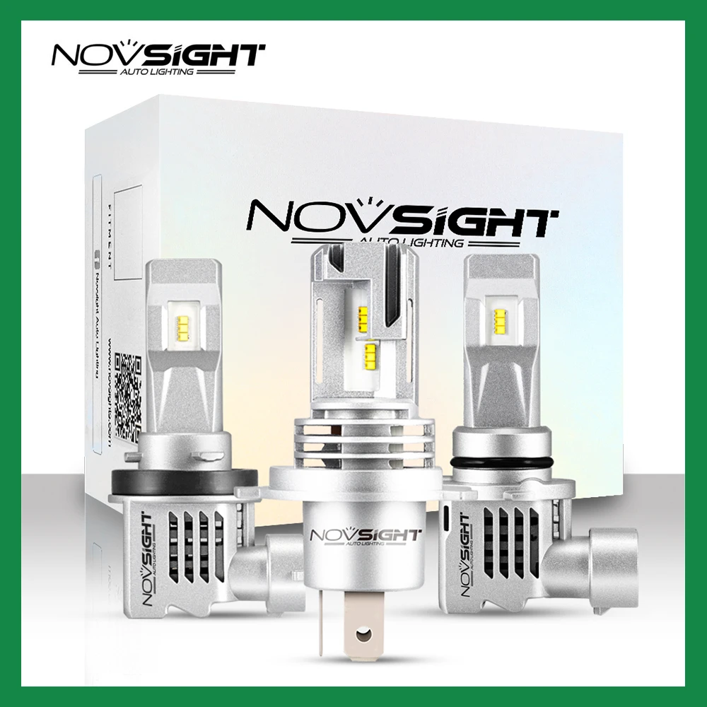 NOVSIGHT 1:1 лампы для светильник фар H11 H4 H7 светодиодный фары 9005 HB3 HB4 9006 мини