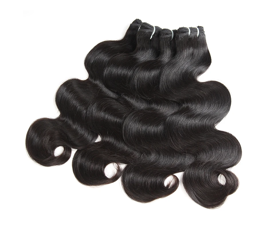 Ali queen hair, бразильские волосы для молодых девушек, 10А, волнистые волосы для наращивания, человеческие волосы, 3 пучка, 10-28 дюймовые натуральные волосы