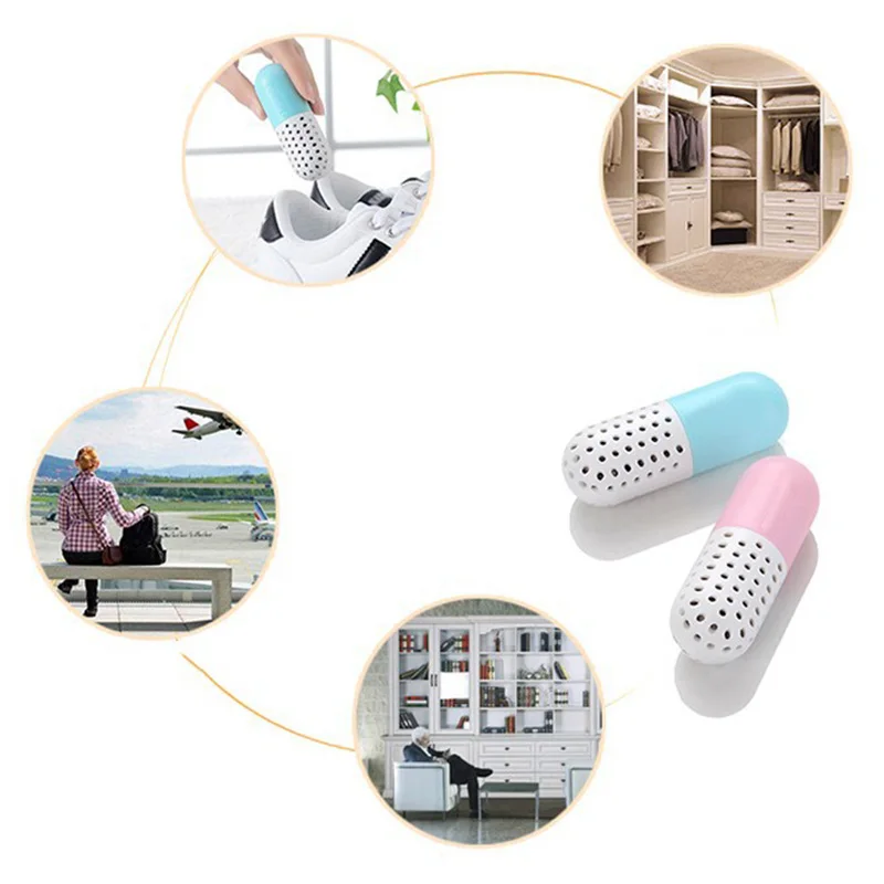 2 шт. мини-осушитель для одежды и обуви цвета | Бытовая техника