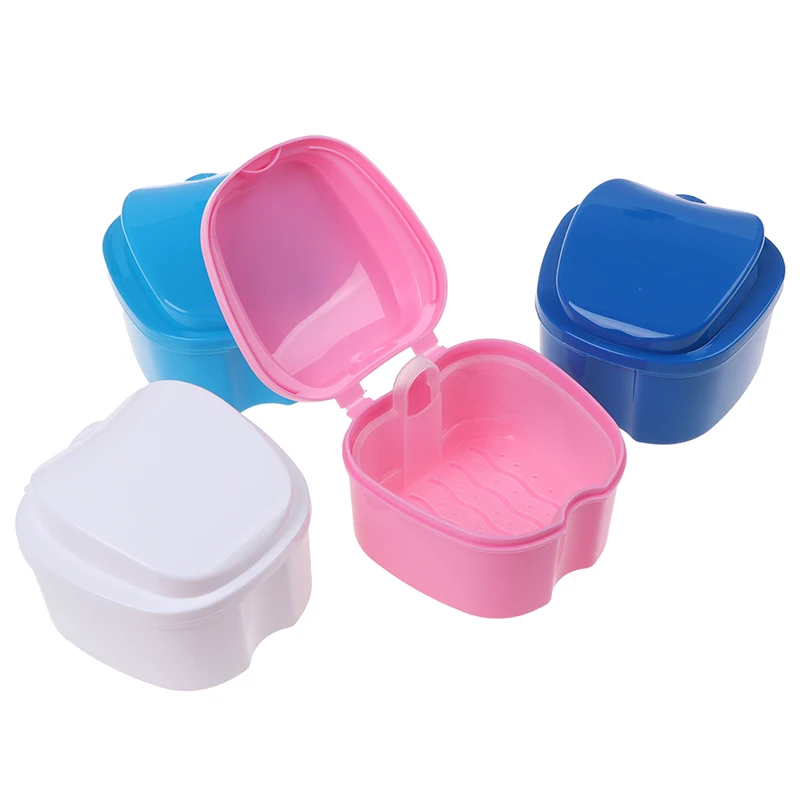 Протез для ванной Box Организатор зубных Ложные коробка хранения зубов с