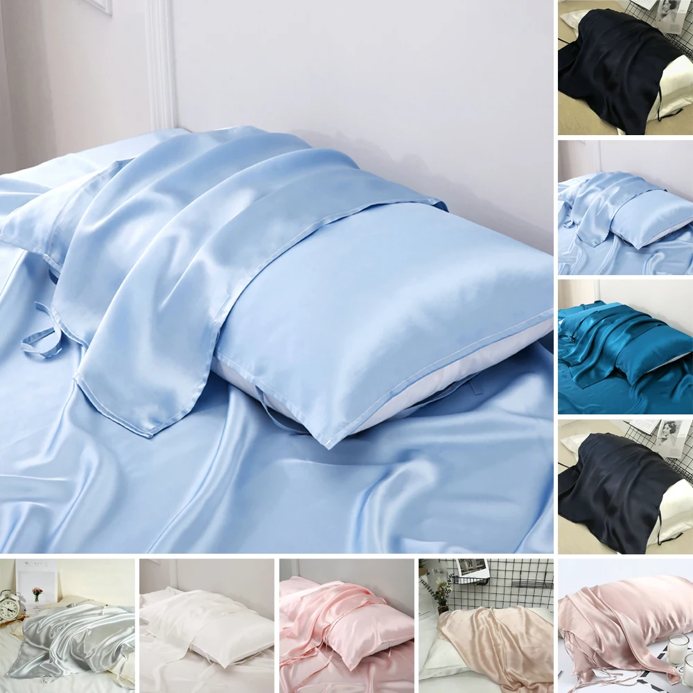

Comfort Silk Pillowcase Smooth Pillowcase Anti-age Facial Care Breathable