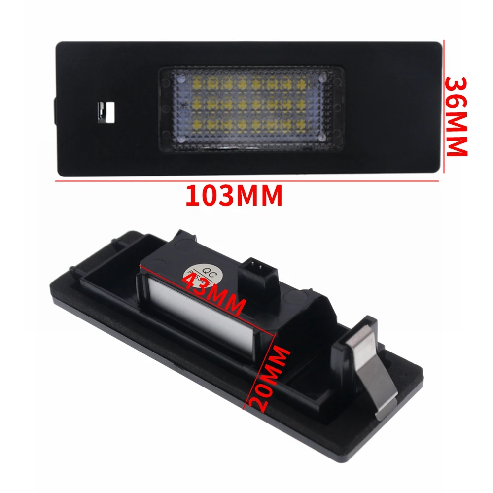 Лампа для номерного знака Canbus 24 светодиода BMW E81 E87 E63 E64 M6 E85 E86 Z4 F12 F13 F20 F21 F06 E89 i3 R55/R55 2