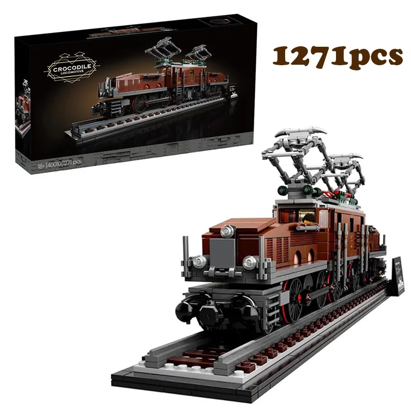 

2020 New 10277 Creator Crocodile Locomotive Locomotive Boys and Girls Assembling Puzzle Block Brick Building Blocks Toy Gifts