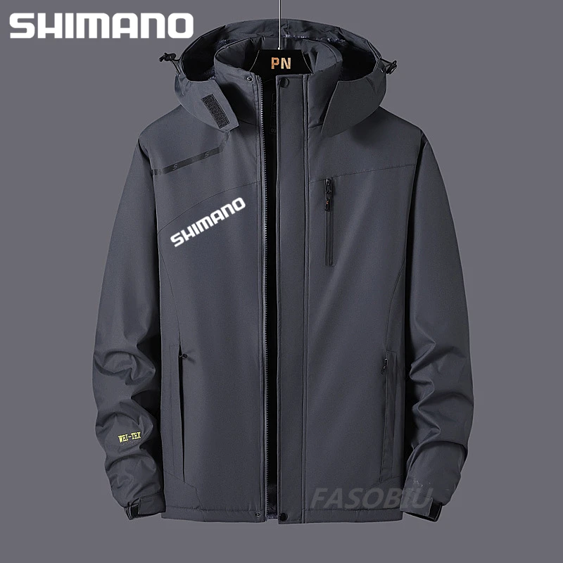 

Мужская осенне-зимняя одежда для рыбалки SHIMANO, ветрозащитные теплые куртки для рыбалки, спортивная одежда для рыбалки на открытом воздухе, к...