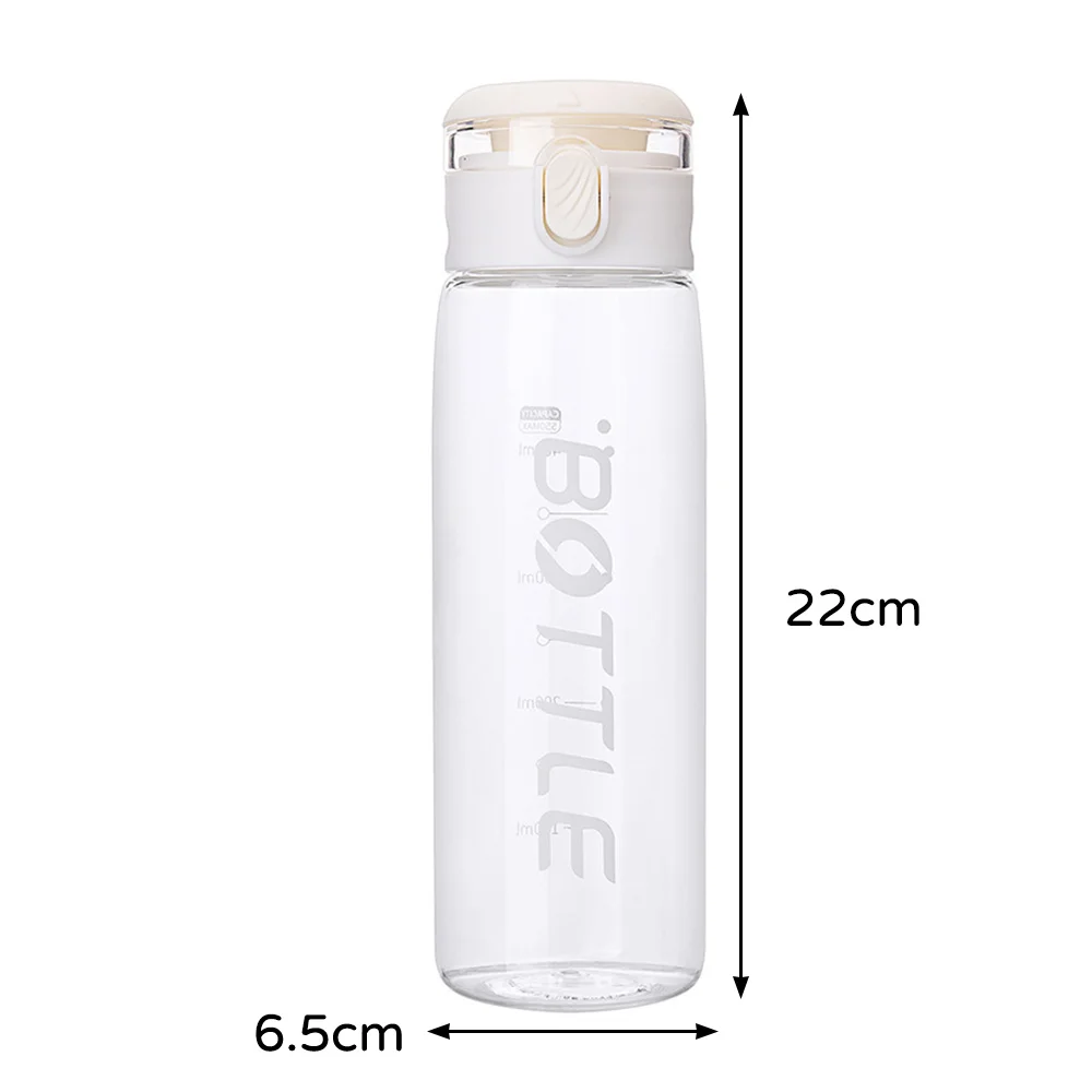 

1pc Safe & Healthy Material Portable Bike Water Bottle Leakproof For Outdoor Sports Hiking Cycling BPA Free Cup 550ml