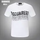 Мужская футболка DSQUARED2 с надписью, круглым вырезом и коротким рукавом, топы, рубашки, уличная футболка в стиле хип-хоп из чистого хлопка D2, футболка DSQ2