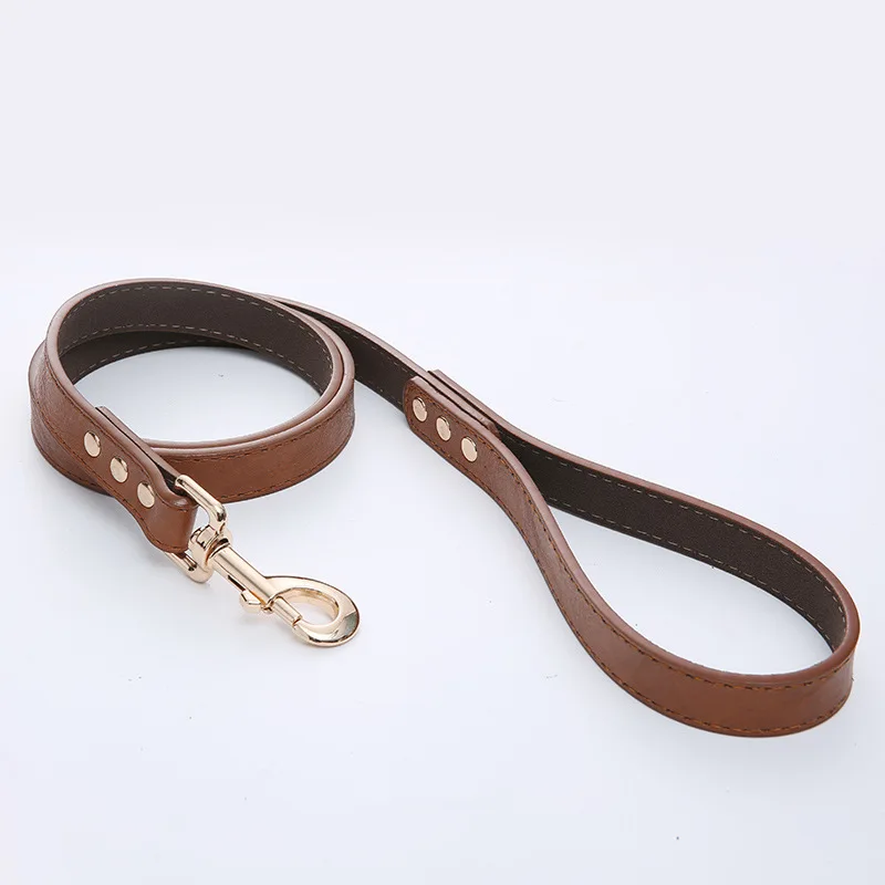 Поводок для собак из натуральной кожи 4 фута|Поводки| |