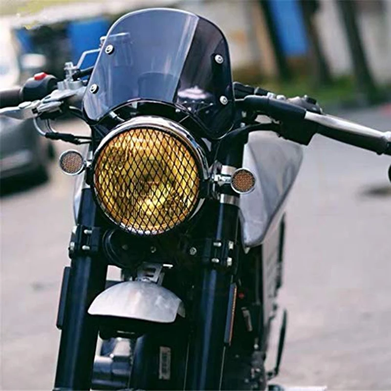 

Фара мотоцикла обтекатель ветрового стекла совместимый для Triumph Bonneville 2001-2017,T100 2003-2017 (дым)