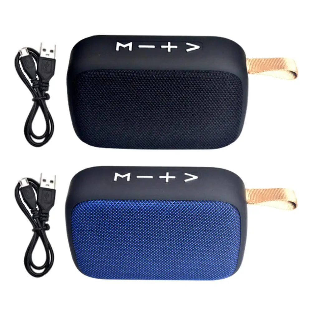 USB Rechargable Wireless Bluetooth-compatible Speaker Mini Portable Soundbar Support U Disk TF Card With Mic Hands-free Call