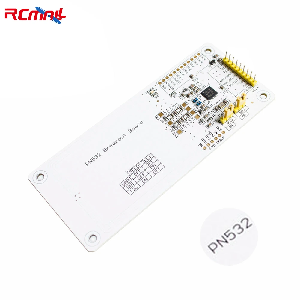 RCmall PN532 NFC/RFID плата V1.3 для совместимости с Arduino + белая карта |