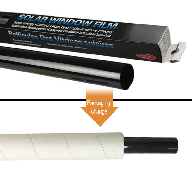 300x50cm Black Car Window Foils Tint Tinting Film Roll Glass Summer Solar UV Protector Sticker Films Strengthen Package | Автомобили и