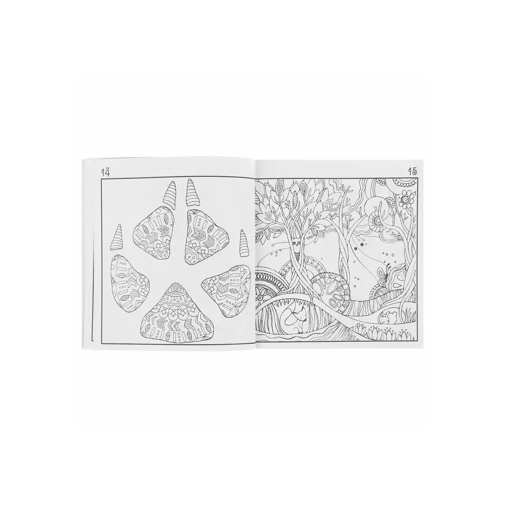 Antistress. Foxes. Pictures for meditations Coloring Book Set Art Supplies Office School | Канцтовары для офиса и дома