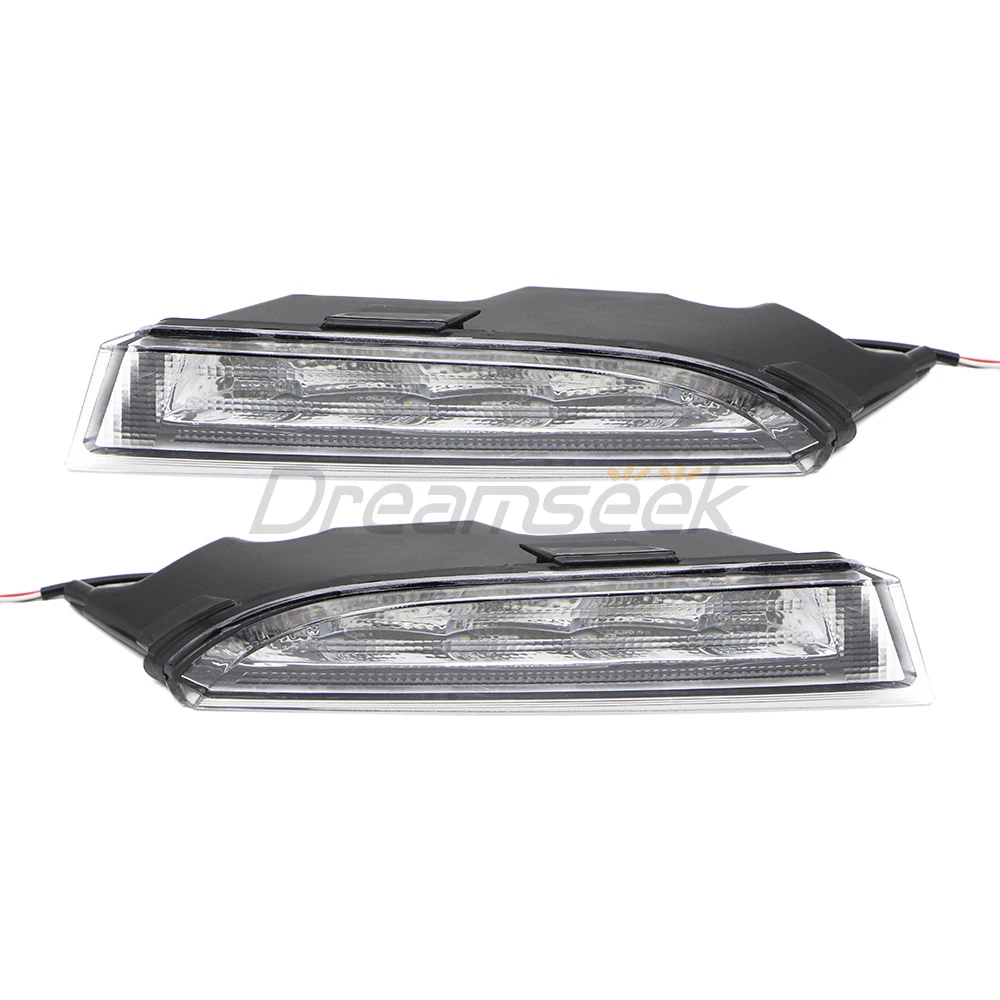 DRL для VW Scirocco R 2010 2011 2012 2013 Светодиодный дневной светильник противотуманных фар с