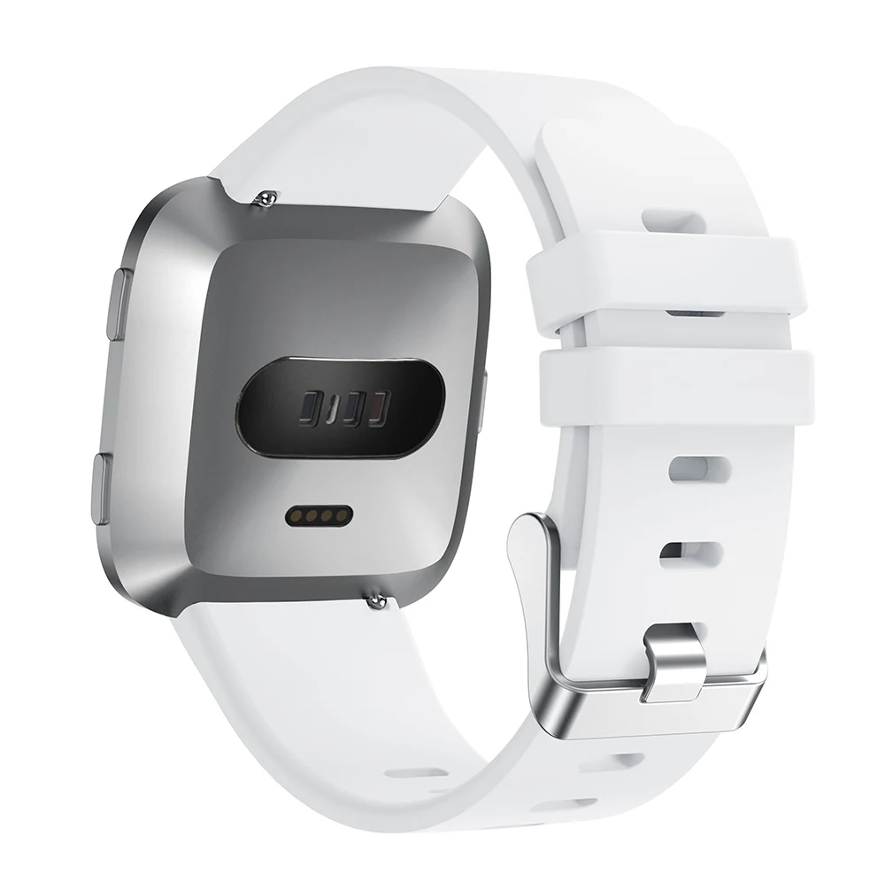 Силиконовые наручные Смарт-часы Браслет для Fitbit Versa ремешок часы Reverse Пряжка Замена для Fitbit Versa Lite ремешок
