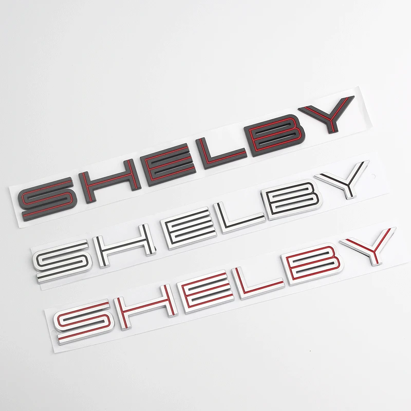 1X 3D ABS SHELBY логотип эмблема заднего багажника передний значок наклейка Стайлинг
