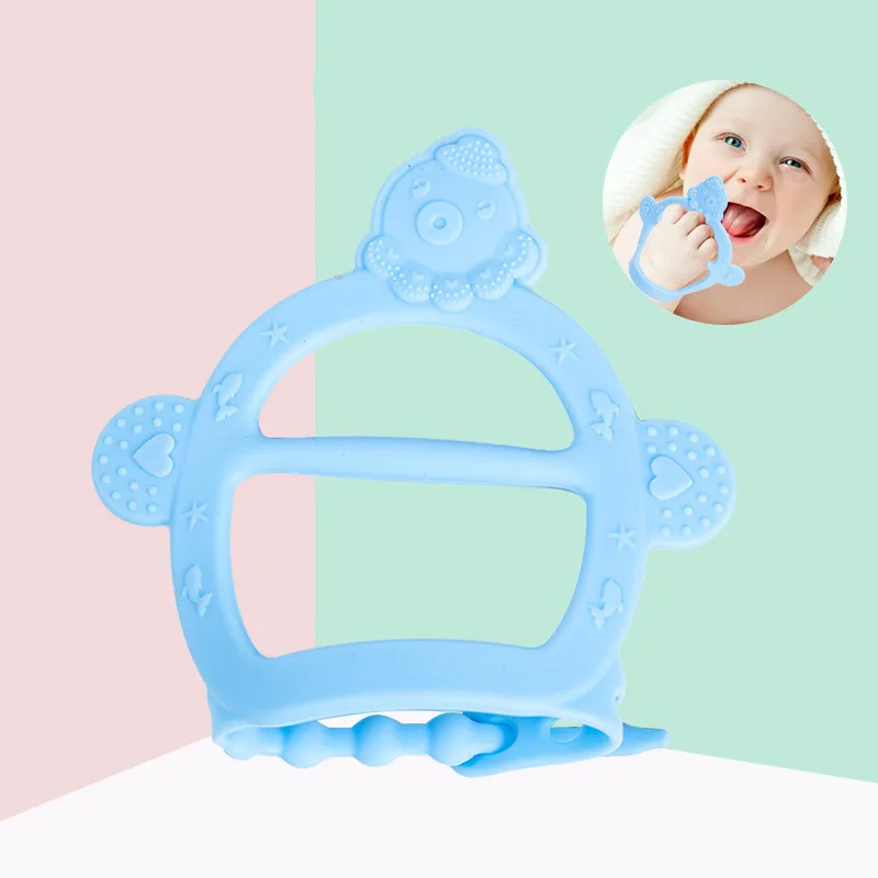 Детский Прорезыватель для зубов перчатка прорезывания силиконовая соска
