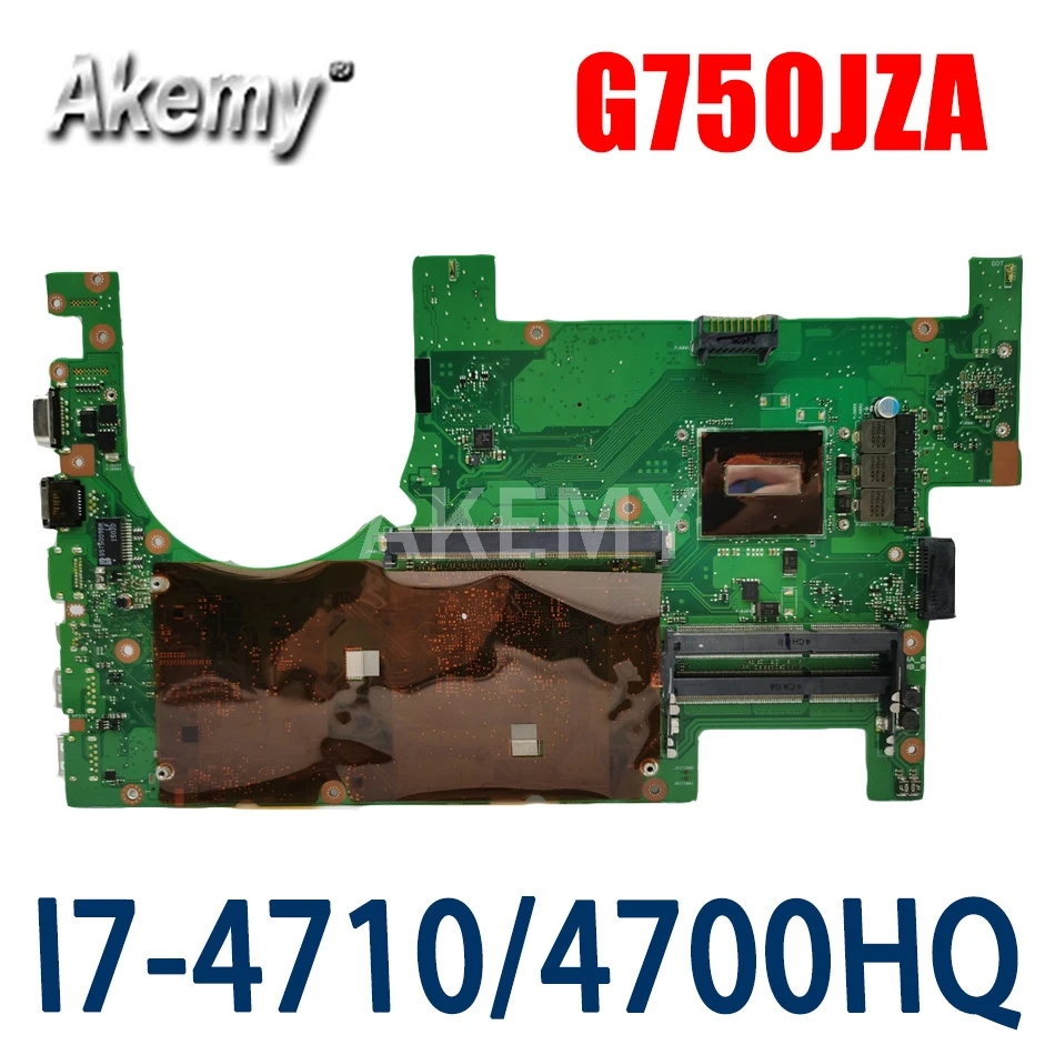Akemy 90NB04K1 R0003 материнская плата для ASUS ROG G750JZA G750JZ Материнская ноутбука с I7 4710HQ