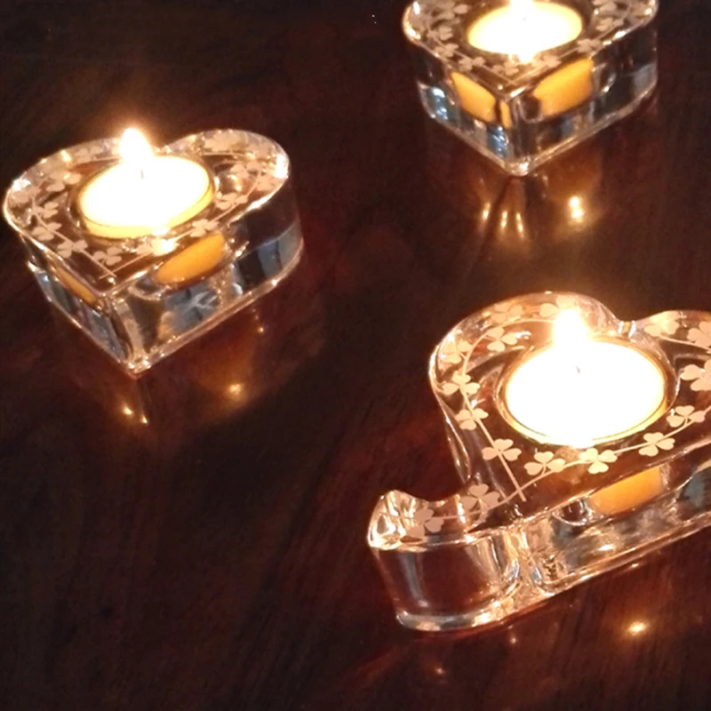 Мозаичный подсвечник ручной работы романтический для ужина свадьбы вечеринки