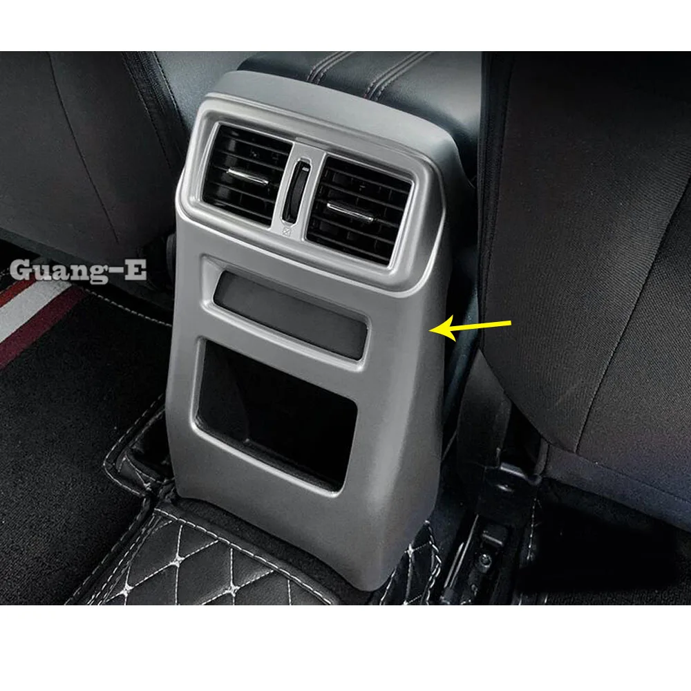 

Car Cover Trim Stick ABS Frame Rear Back Air Conditioning Outlet Vent Armrest Handrail 1pcs For Nissan Qashqai 2019 2020 2021