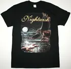 Черная футболка Nightwish Oceanborn, симфоническая металлическая футболка Tarja Delain Xandria Epica