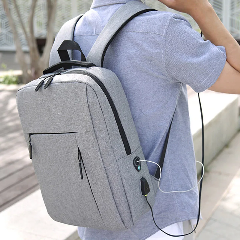 

Unisex Nylon Waterproof Backpack School Laptop Bags Multi Function USB Charging Port Large Capacity Women Book Bag Mochila Sac