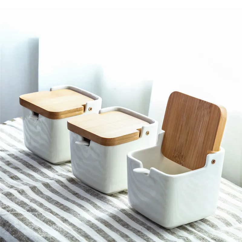 Европейский Креативный керамический флип-бачок для приправ контейнер хранения