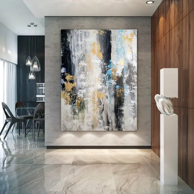 

Large Abstract Painting Painting Home Decor Colorful Abstract Art Texture Wall Art Large Office Canvas Oil Paintings Separate