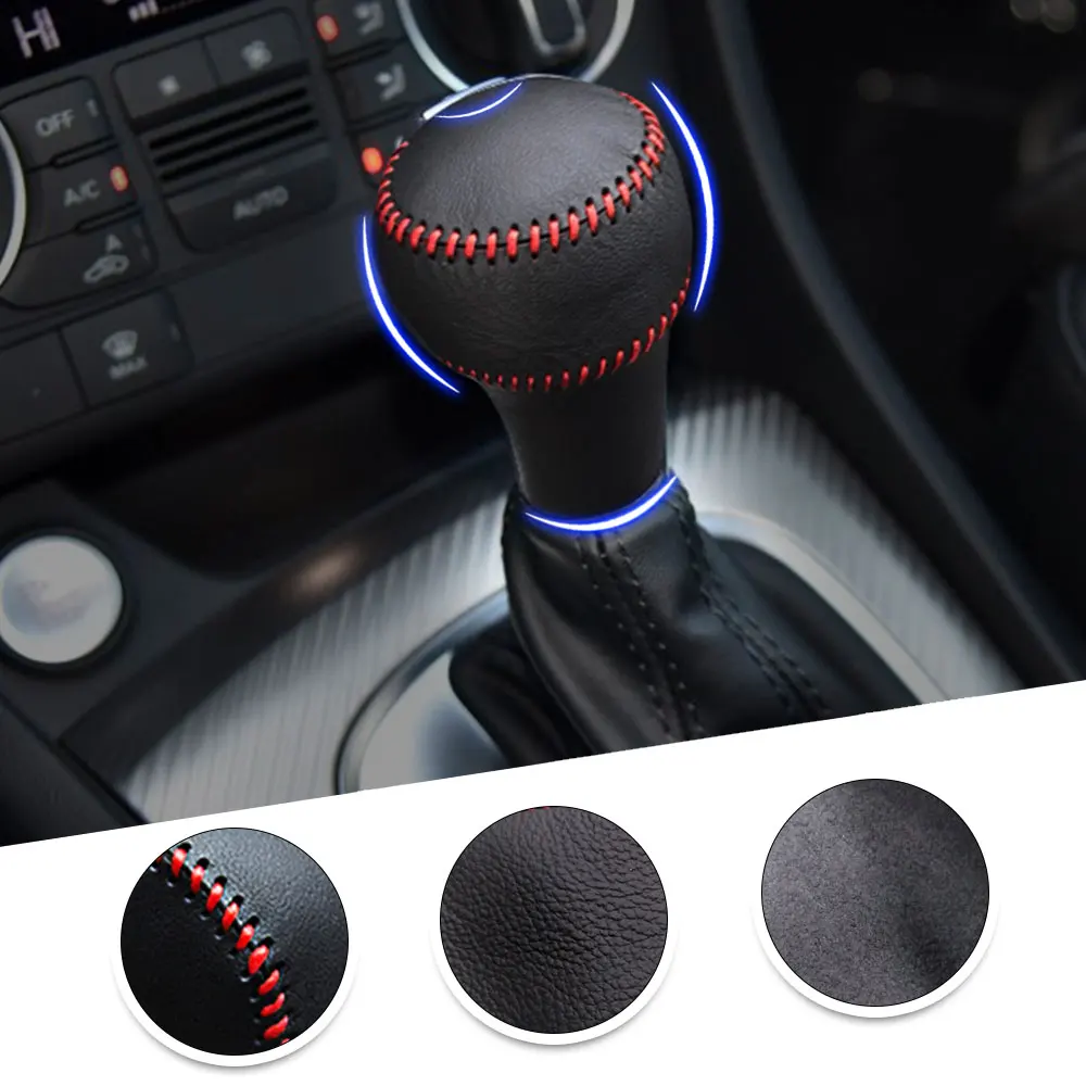 

Кожаные чехлы для ручек переключения передач для Q3 13-18 RS 3 2017 RS 6 2016 RS 7 2016 TT RS 2016, противоскользящий автоматический переключатель передач