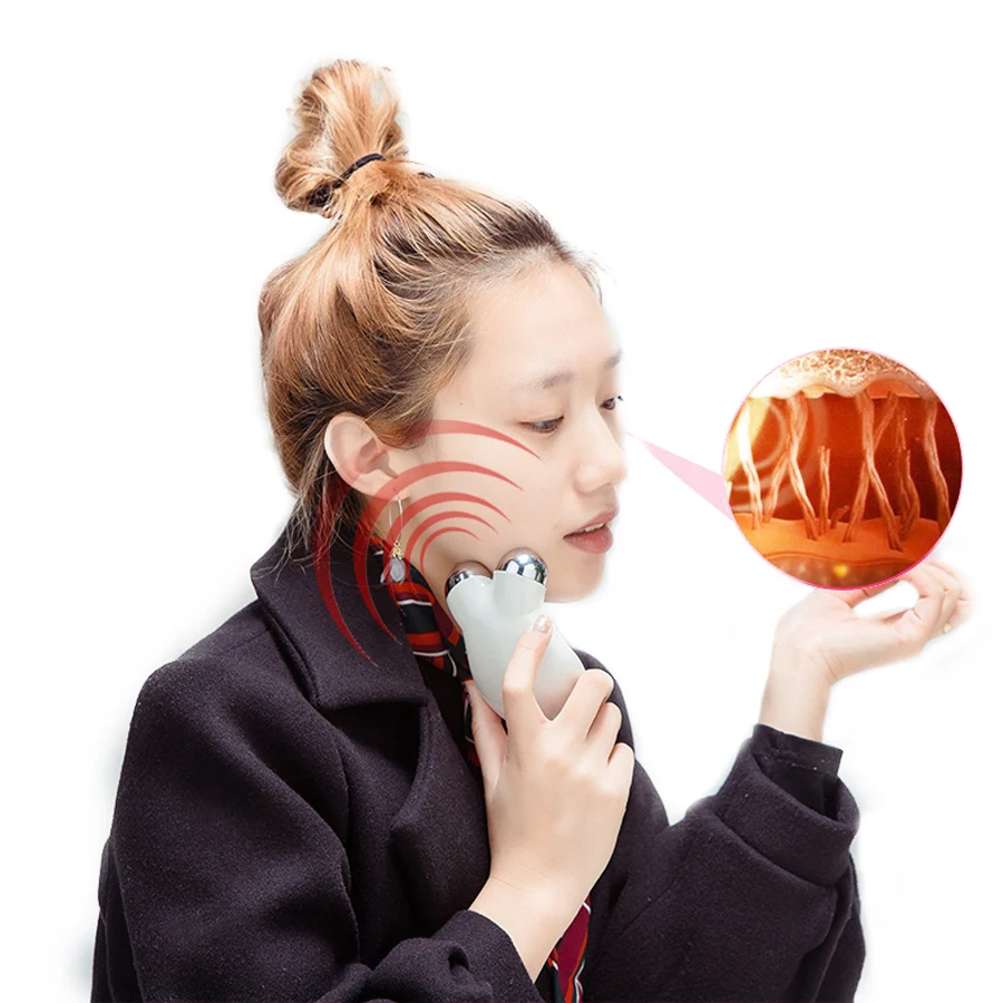 Мини аппарат для подтяжки кожи лица с микротоком подтяжка омоложение спа зарядка