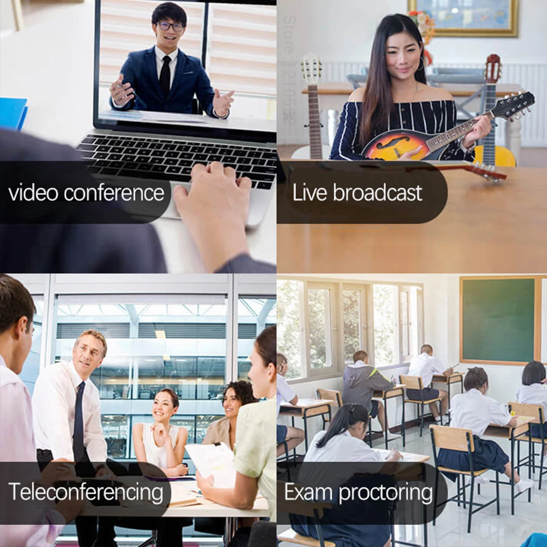 

Original Xiaovv USB Web Camera 200W Pixels 1080p HD Auto Focus 150 Degree Super Wide Angle Built-In Noise Reduction Microphone