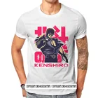 Футболка с изображением кулака Северной Звезды, японская манга 166b Kenshiro, Классические графические мужские футболки, топы большого размера, 100% хлопок, искусственная кожа