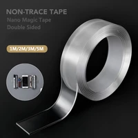 1235m nano tape double sided tape transparent non trace reusable traceless washable adhesive removable gadgets sticker