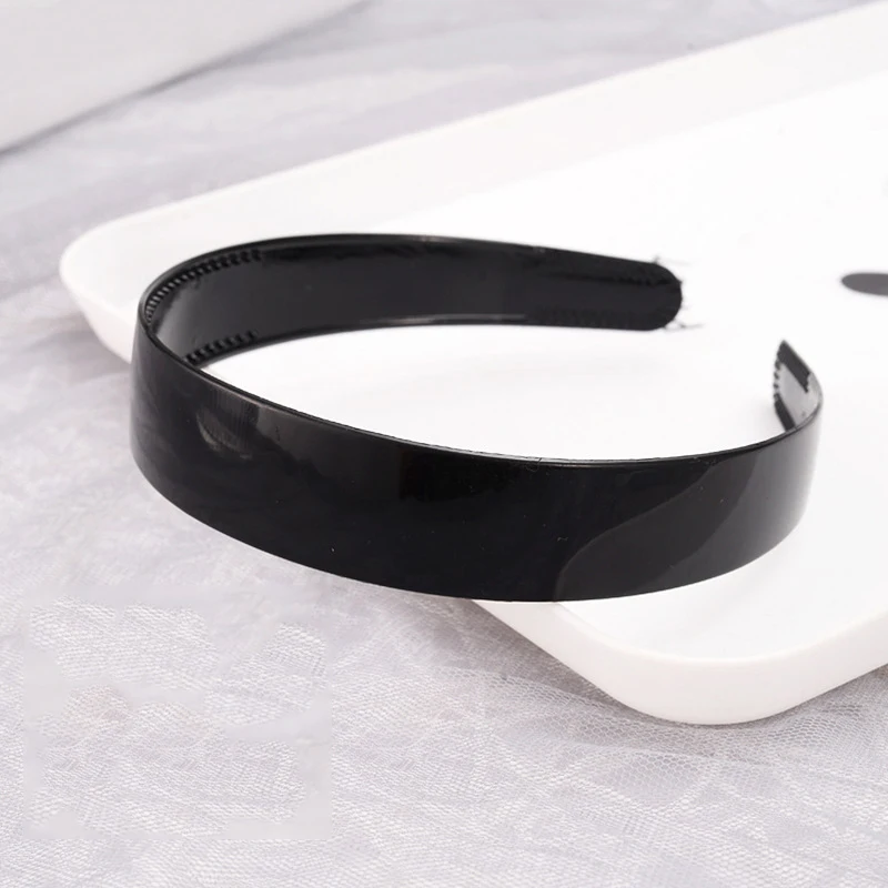 1Pc Unisex Plastic Black Wavy Hair Hoop Headdress for Women Men Sport Headband With Teeth Female Accessories Hairband |
