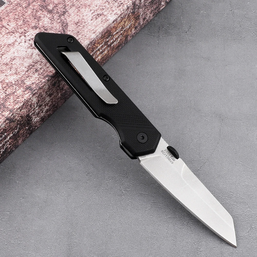Складной нож Kershaw 8Cr13Mov blade G10 + тактическая стальная ручка 2050 Карманный Походный