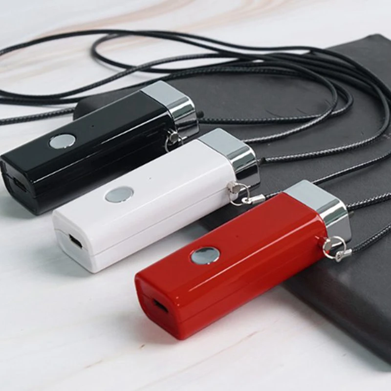 

2Pcs Mini Portable Negative Ion Air Purifier Necklace Pendant Student Children Mini Necklace Air Purifier