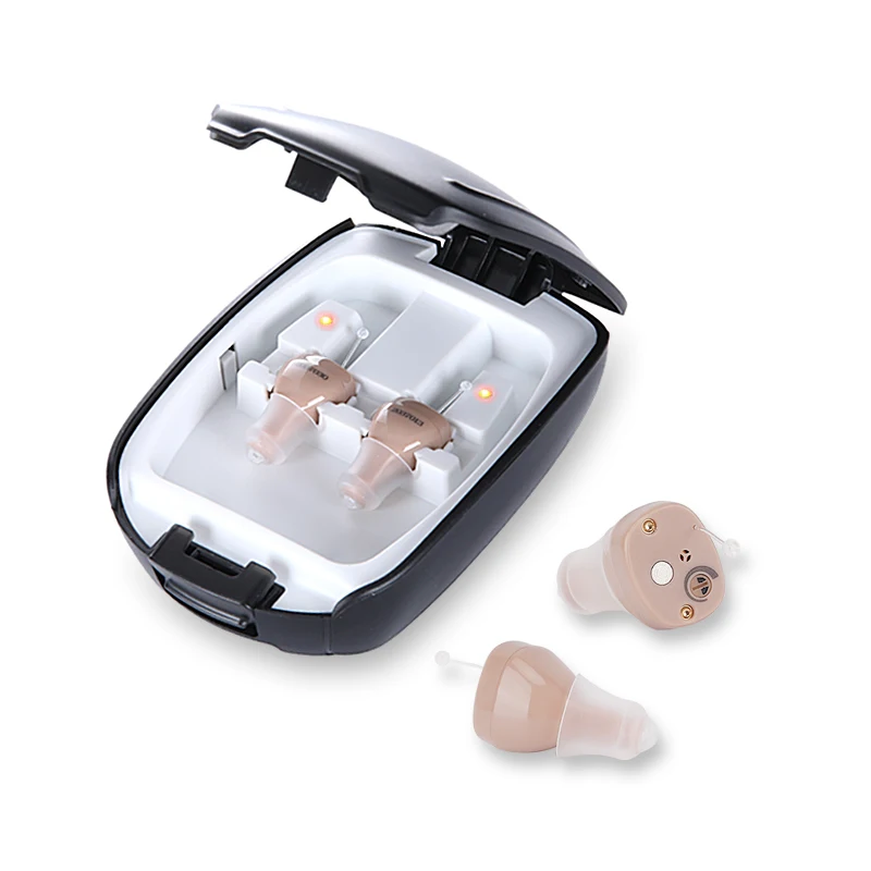 

Mini Digital Hearing Aid Rechargeable Sound Amplifiers Wireless Ear Aids for Elderly Moderate to Severe Loss Drop Shipping