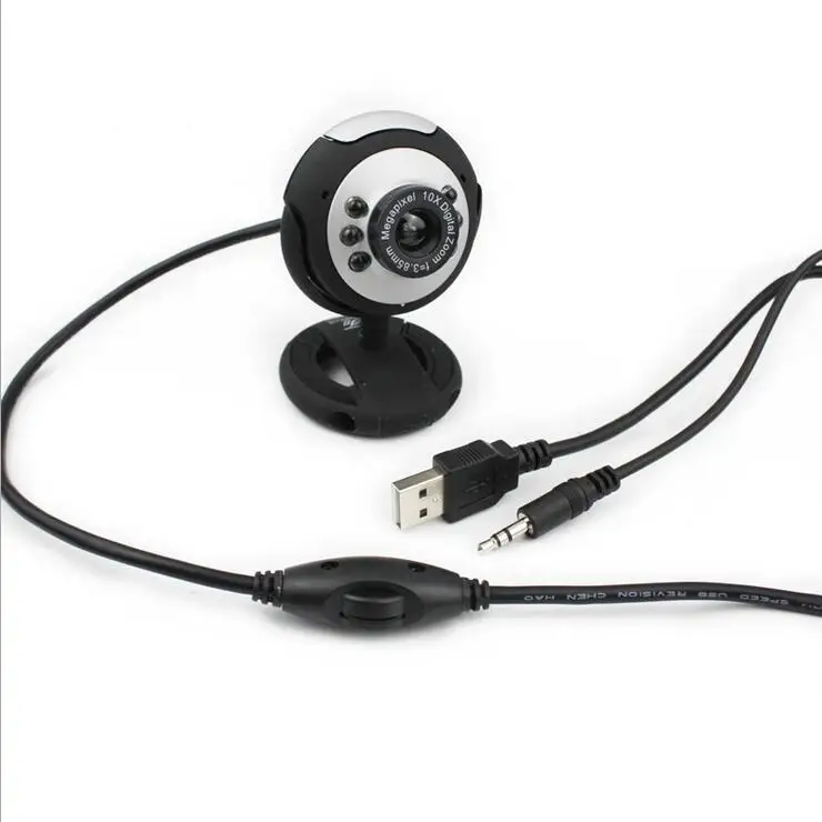 50.0M USB 6 LED Video Camera Webcam With Mic Microphone For PC Laptop Computer 50M Pixels |