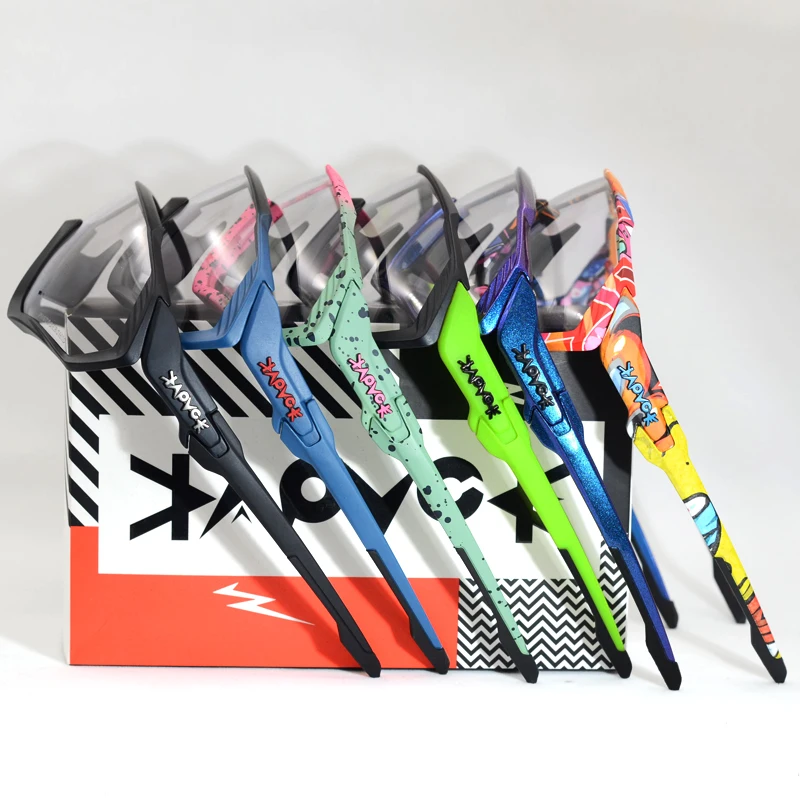 

Kapvoe Photochromic Cycling Sunglasses Men Women Sport Road Mtb Mountain Bike Bicycle Glasses Cycling Glasses Eyewear Goggle