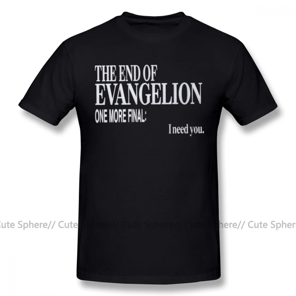 Аска Лэнгли сорью»(Evangelion Футболка Keep Calm and остаться в конце футболка «Evangelion» с короткими рукавами, забавная футболка XXX летних мальчиков из хлопчатобумажной ткани, раздел-футболки - Цвет: Black