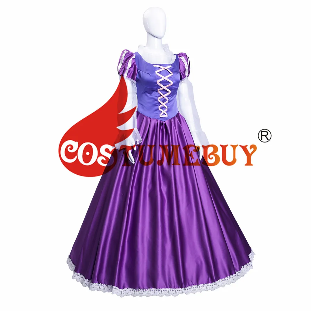Costumebuy запутанное нарядное женское платье, маскарадный костюм для женщин и девочек, фиолетовые платья принцессы Рапунцель, наряд на заказ