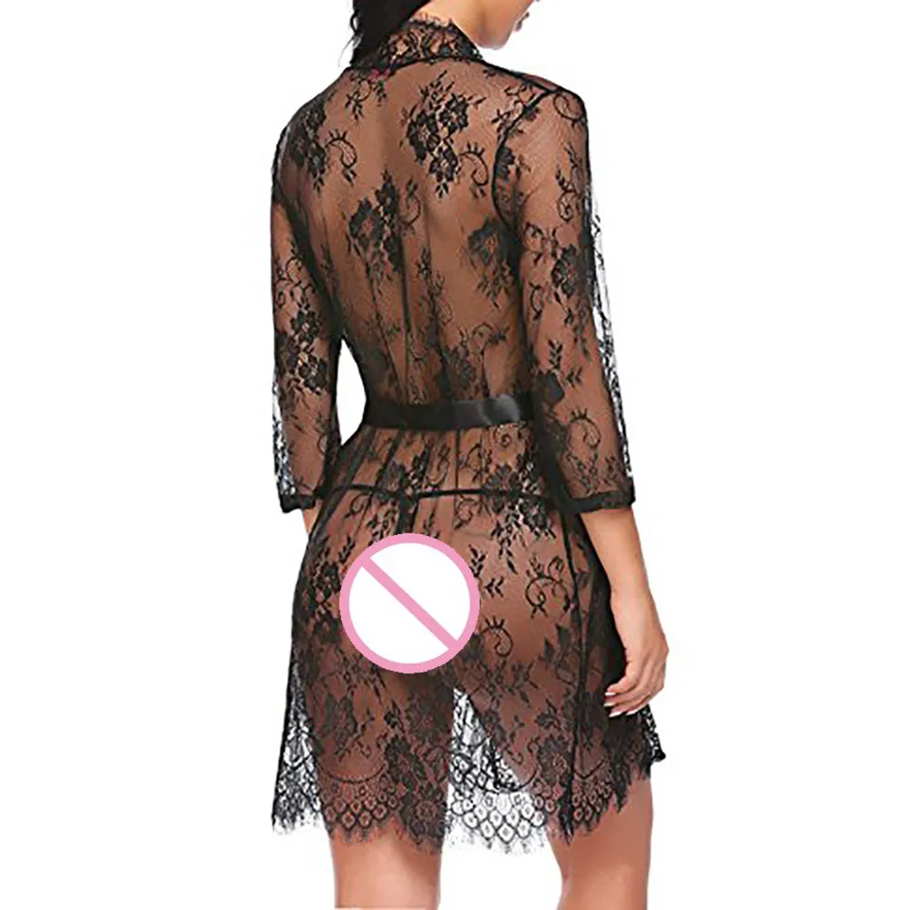 Женское белье пикантная обувь эротические Для женщин нижнее кимоно Халат