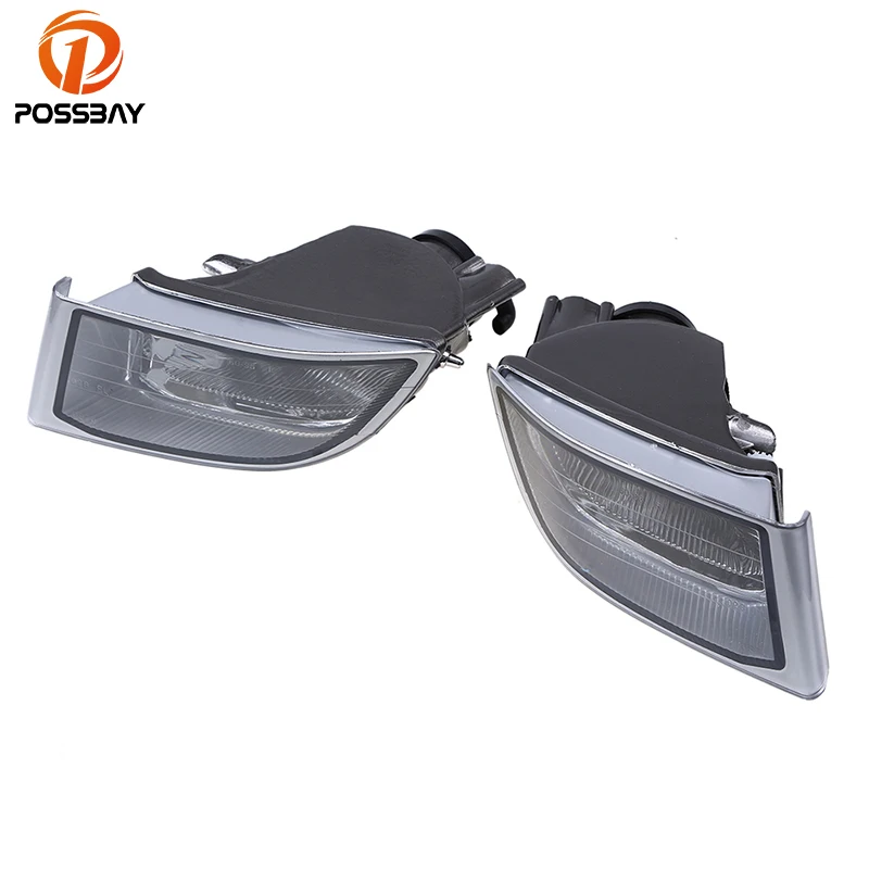 POSSBAY Front Fog Light Lamp for Toyota Land Cruiser Prado(J120) 2002-2009 Clear Lens Housing Foglamp Shell | Автомобили и
