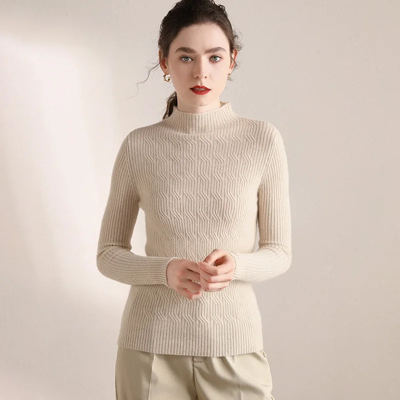 Новинка Осень-зима модный пуловер Женский кашемировый свитер 100% чистый кашемир |