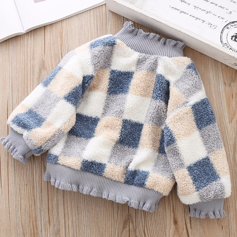 Высокое качество От 1 до 5 лет Детский свитер для девочек зимняя одежда малышей и