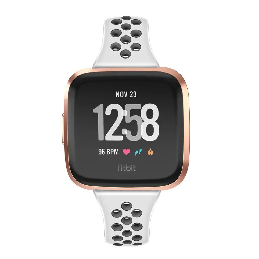 Спортивный мягкий силиконовый регулируемый ремешок для Fitbit Versa Lite Браслет fitbit 2